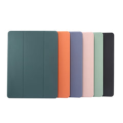 Estuche de cuero de TPU + PU transparente a ...