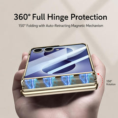 Funda magnética de cuero con soporte para te...