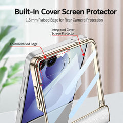 Funda magnética de cuero con soporte para te...
