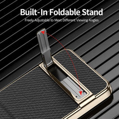Funda magnética de cuero con soporte para te...