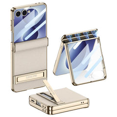 Funda magnética de cuero con soporte para te...