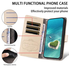 Funda de cuero para teléfono con forma de ca...