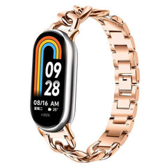 Correa de reloj de acero inoxidable con cade...