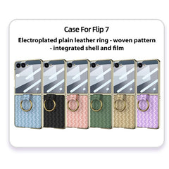Funda para teléfono GKK con textura de tejid...