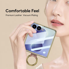 Funda para teléfono GKK con textura de tejid...