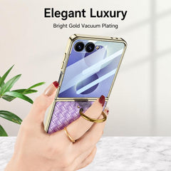 Funda para teléfono GKK con textura de tejid...