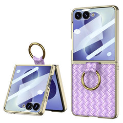 Funda para teléfono GKK con textura de tejid...