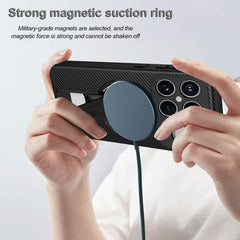 Funda para teléfono MagSafe con textura de f...