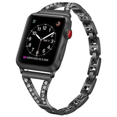 Correa de reloj de acero inoxidable con diam...