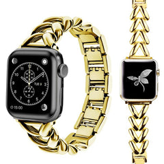 Correa de reloj metálica en forma de V de xD...
