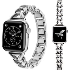 Correa de reloj metálica en forma de V de xD...