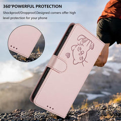 Funda para teléfono de piel con forma de cor...