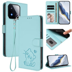 Funda para teléfono de piel con forma de cor...