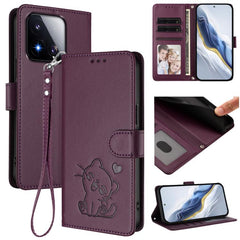 Funda para teléfono de piel con forma de cor...