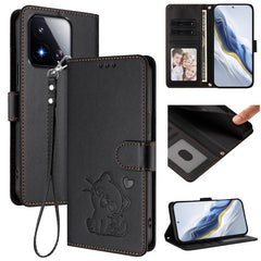 Funda para teléfono de piel con forma de cor...
