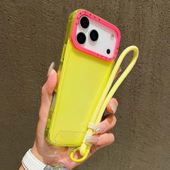 Funda transparente de TPU con marco de lente...