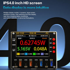 Cargador rápido i2C C08 n.° 1 Amperímetro di...
