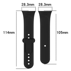 Correa de reloj de silicona con hebilla en T...