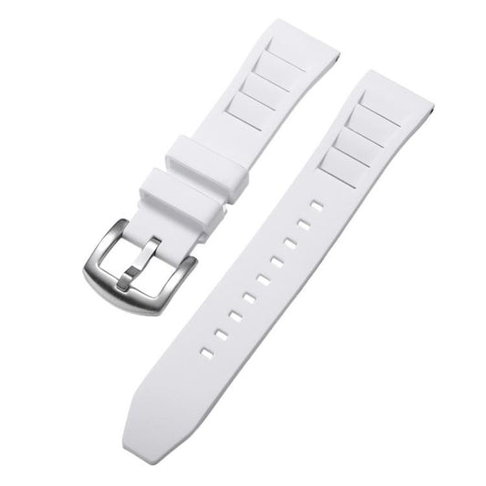 Correa de reloj de silicona con hebilla plat...