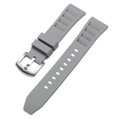 Correa de reloj de silicona con hebilla plat...