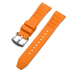 Correa de reloj de silicona con hebilla plat...
