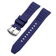 Correa de reloj de silicona con hebilla plat...