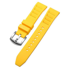 Correa de reloj de silicona con hebilla plat...
