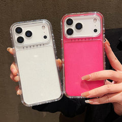Funda para teléfono 3 en 1 de TPU + PC con p...