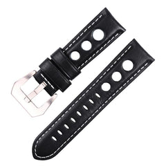 Correa de reloj de cuero genuino transpirabl...