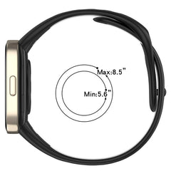 Correa de reloj de silicona bicolor con botó...