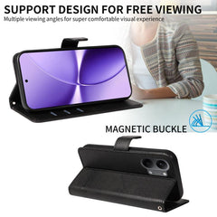 Funda de cuero para teléfono con costura tip...