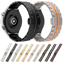 Correa de reloj de acero inoxidable con hebi...