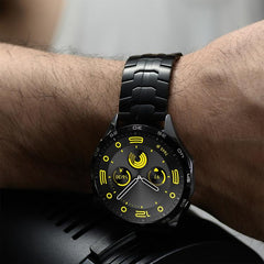 Correa de reloj de acero inoxidable con hebi...