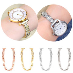 Pulsera fina de acero inoxidable con diamant...