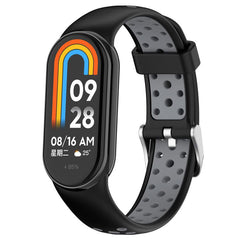Correa de reloj de silicona bicolor con tapó...