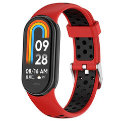 Correa de reloj de silicona bicolor con tapó...