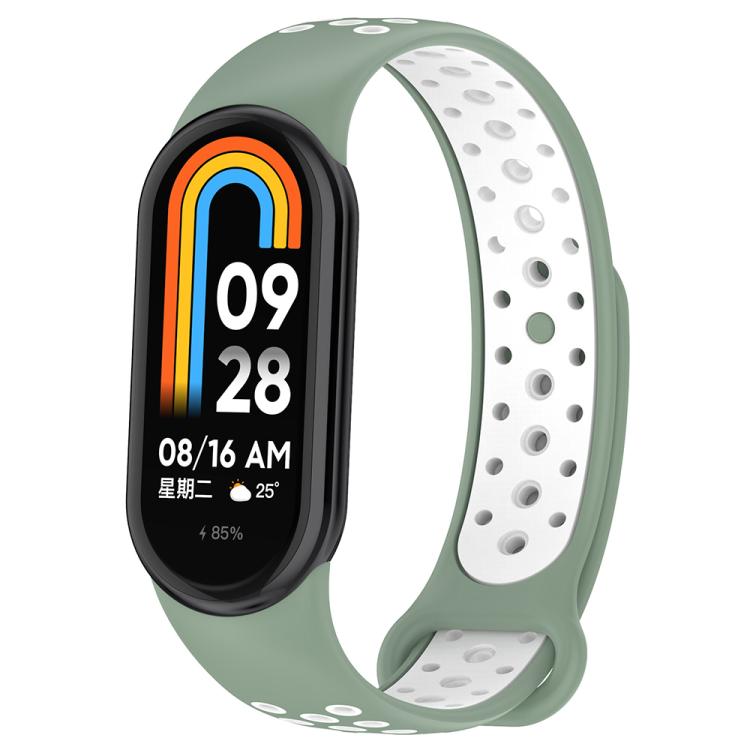 Correa de reloj deportivo de silicona bicolo...