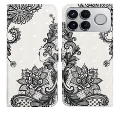 Funda de teléfono de cuero con dibujo 3D en ...