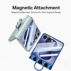 Funda para teléfono plegable magnética integ...