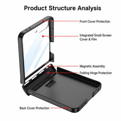 Funda para teléfono plegable magnética integ...