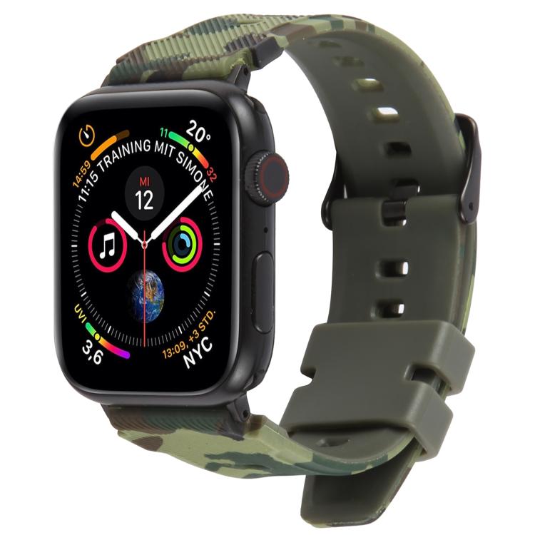 Correa de reloj de silicona con estampado de...