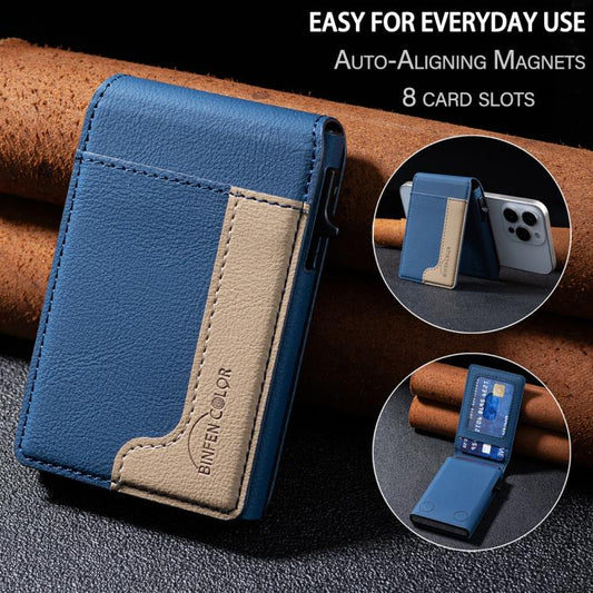 Cartera para tarjetas MagSafe con bloques de color BFK28