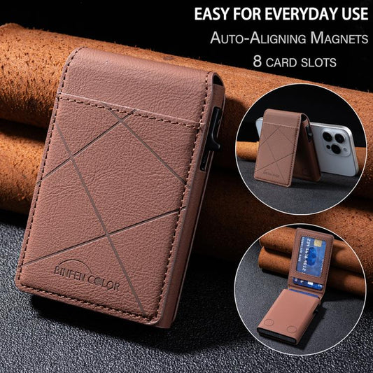 Funda para tarjetas MagSafe prismática con relieve BFK32
