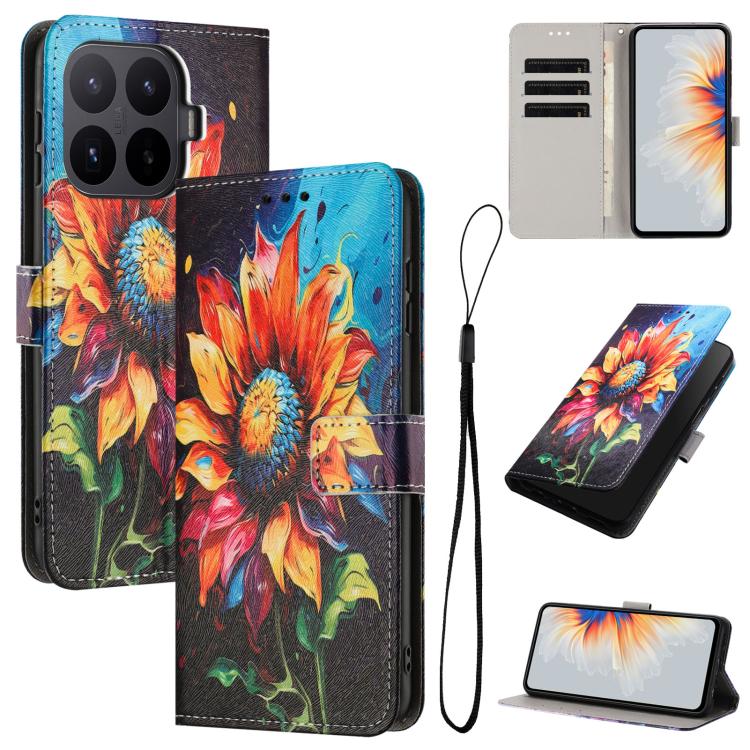 Funda de cuero para teléfono con estampado d...