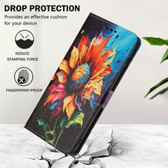 Funda de cuero para teléfono con estampado d...
