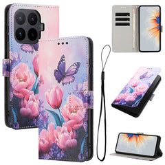 Funda de cuero para teléfono con estampado d...