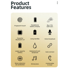 Auricular Bluetooth de estilo empresarial V19S