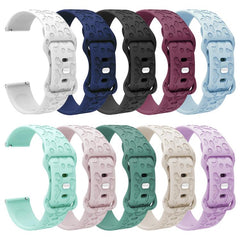 Correa de reloj de silicona con estampado de...