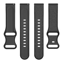 Correa de reloj de silicona con estampado de...