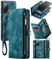 CaseMe 008 Estuche de cuero con tapa horizon...